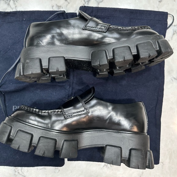 Prada Monolith Loafers - Picture 4 of 9
